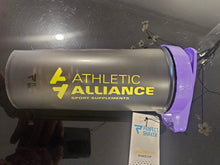 Load image into Gallery viewer, Athletic Alliance Sport Shaker 828ml Black with Purple Lid