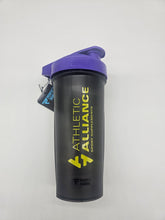 Load image into Gallery viewer, Athletic Alliance Sport Shaker 828ml Black with Purple Lid