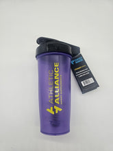 Load image into Gallery viewer, Athletic Alliance Sport Shaker 828ml Black with Purple Lid