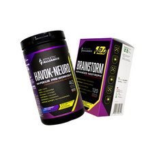 Load image into Gallery viewer, THE ULTIMATE ENERGY AND FOCUS STACK HAVOK NEURO AND BRAINSTORM
